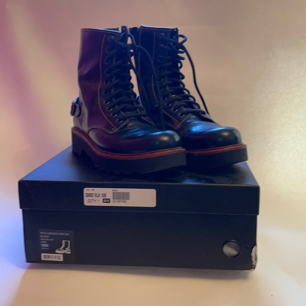 Coach moto boots